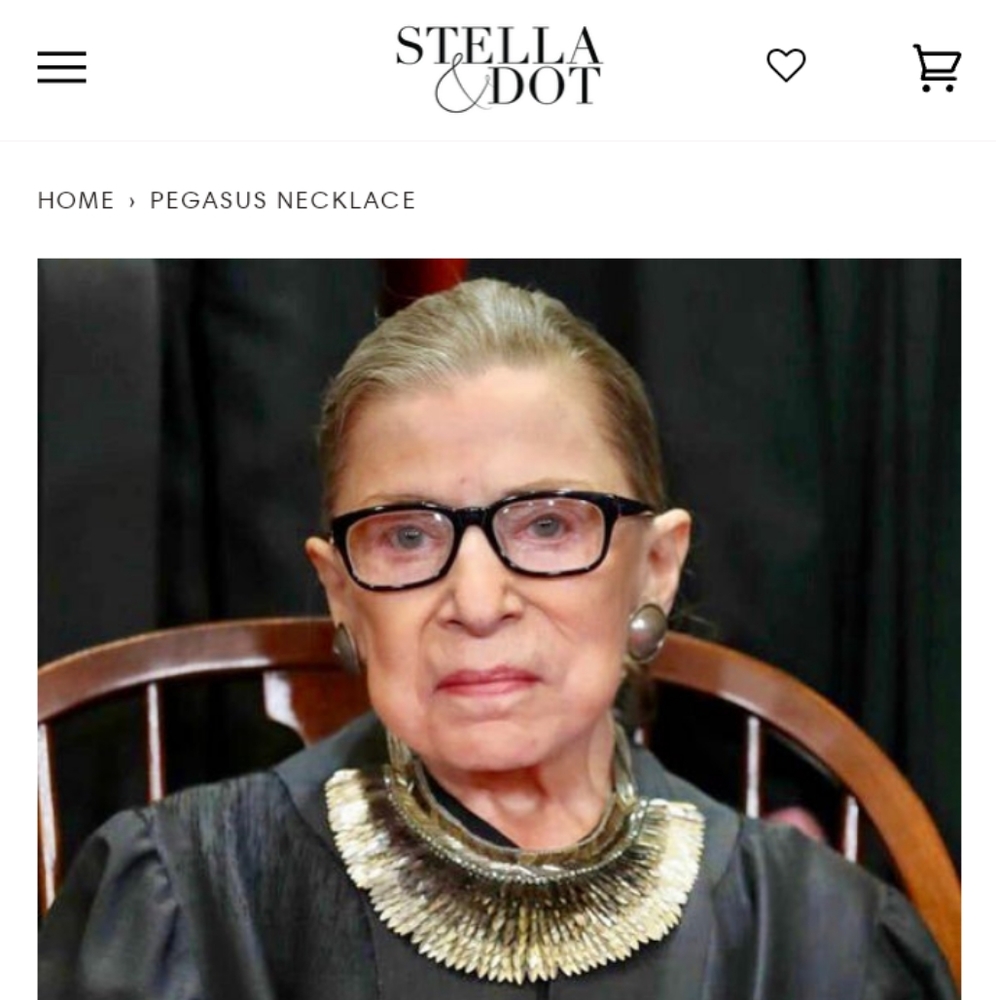 Limited Edition Silver Pegasus Bib Necklace Stella and Dot